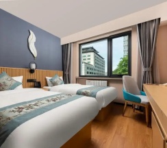 Двухместный номер Standard (2 отдельные кровати) в Dongfang Shengda Hotel-Beijing Tiananmen Square Wangfujing Subway Station