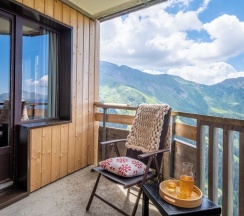 Апартаменты c 1 комнатой с балконом и с видом на горы в Résidence Pierre & Vacances Avoriaz Saskia Falaise