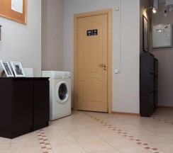 Двухместная комната с 1 кроватью и общей ванной комнатой в МК Мокко