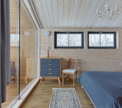 Коттедж Куско с панорамной баней для 6-ти гостей в Rodioncevo Eco Village