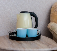 Двухместный номер Стандарт 1 с двумя кроватями в Уют