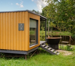 River lodge с чаном в Бухлово парк