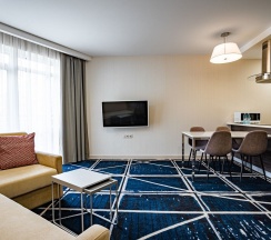 3-комнатные апартаменты Люкс в Ramada Hotel & Suites by Windhham Novosibirsk