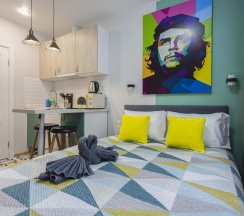 Апартаменты студия Эйнштейна 4 в Home Like (Хоум Лайк) на бульваре Эйнштейна 4