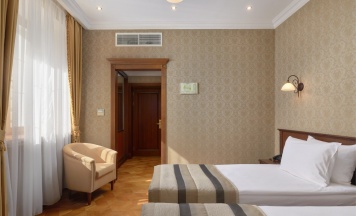 Стандарт однокомнатный двухместный с двумя раздельными кроватями Охотничий корпус в Тетьково