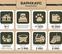Барнхаус «Минимализм» в Aldi-Karelia