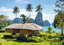 Двухместная вилла seafront двуспальная кровать в Tinidee Hideaway Tonsai Beach Krabi