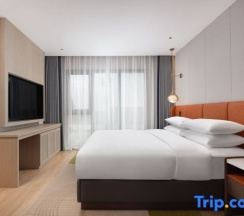 Двухместный люкс с видом на реку двуспальная кровать в Home2 Suites by Hilton Suqian Siyang