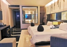 Двухместный номер Deluxe с видом на город двуспальная кровать в Tsix5 Phenomenal Hotel Pattaya