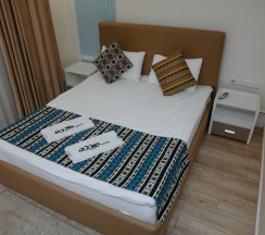 Двухместный номер Deluxe (двуспальная кровать) в Apple Hostel