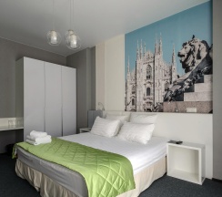 Комната делюкс с 1 двуспальной кроватью в Hotel design style