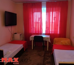 Номер стандарт эконом с 2 односпальными кроватями в Maxrooms Купино Сибирия