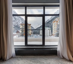 Двухместный номер Deluxe (двуспальная кровать) в Dombay winter hall
