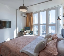 Двухместные апартаменты c 1 комнатой (двуспальная кровать) в RentPlaza