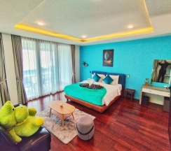 Двухместный номер Jacuzzi Deluxe с видом на океан двуспальная кровать в PP Mountain Beach Resort and Waterpark