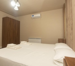 Номер люкс двухуровневый с 1 двуспальной кроватью в Пегас