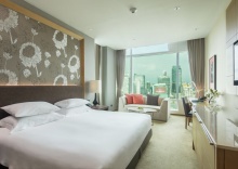 Двухместный номер Deluxe с красивым видом из окна двуспальная кровать в Eastin Grand Hotel Sathorn Bangkok