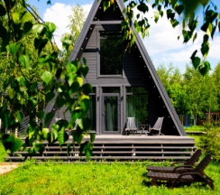 A-frame с одной спальней и сауной в Никитское Подворье