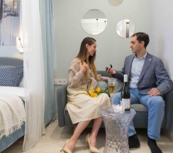 1-комнатные апартаменты студия Хрустальный Лёд в Rasko Home