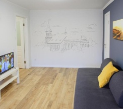 Апартаменты с балконом в Central Apartment