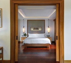Двухместная вилла Plunge Pool Deluxe рядом с пляжем двуспальная кровать в Отель Santiburi Koh Samui