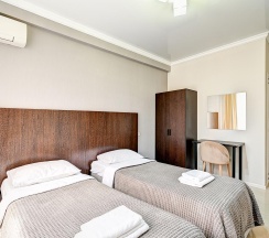 Комната стандарт с 2 односпальными кроватями в Белая Лилия