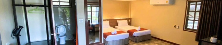 Двухместное бунгало 2 отдельные кровати в Fountain Tree Resort (SHA Extra Plus)