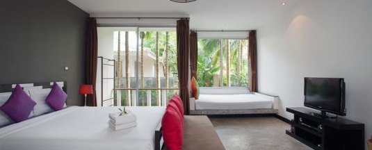 Одноместная студия Deluxe односпальная кровать в Signature Phuket Resort