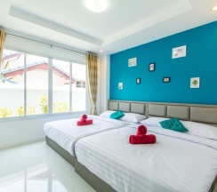 Двухместная вилла с 3 комнатами 2 отдельные кровати в Happy-Home Pool Villa