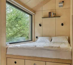 Двухместная Хижина № 1 двуспальная кровать в Сарай Сараев