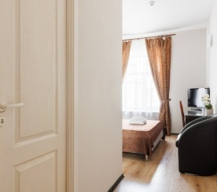 Комфортный номер с двумя отдельными кроватями в Имидж