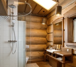 Green Chalet 2 отдельные кровати в Altay Village Teletskoe