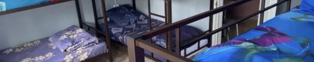 Кровать в 6-местном общем номере в На Красноармейском