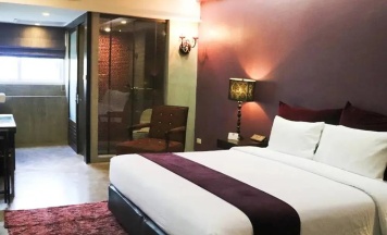 Двухместный номер S Boutique Wing двуспальная кровать в Sunbeam Hotel Pattaya