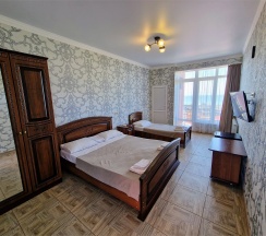 Делюкс с балконом и видом на море (Новый корпус, 150 метров от основной территории) в Аида