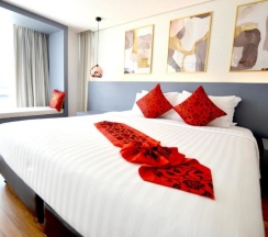 Двухместный номер Deluxe двуспальная кровать в I Residence Hotel Silom