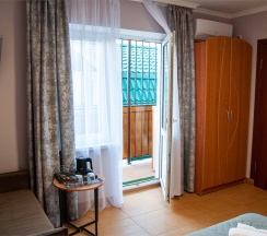 УЛУЧШЕННЫЙ 10 «КОМФОРТ ПЛЮС» С ТЕРРАСОЙ ЧЕТЫРЕХМЕСТНЫЙ НОМЕР С КРОВАТЬ DBL, ДВУСПАЛЬНЫМ ДИВАН НА 2 ЭТАЖЕ в Цитрус