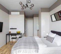 Апартаменты Стандартные двуспальная кровать в Апарт-отель Nordy Homes Minsk