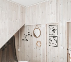 Коттедж с красивым видом из окна в Seven Lodge