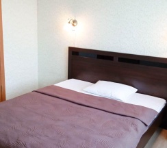 Кровать в 4-местном общем номере в Smart Hotel KDO Магнитогорск