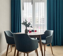 Евро-двухкомнатная квартира с красивым видом в ЖК "LEGENDA ГЕРОЕВ" в Rauktis apartments