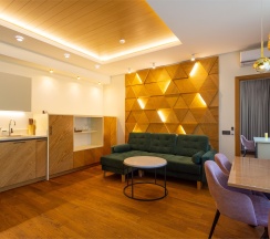 Двухкомнатный Люкс с двумя раздельными кроватями в Premium Village Arkhyz