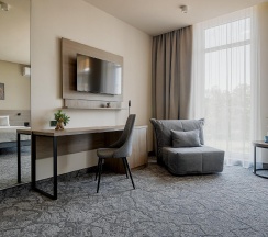 Номер полулюкс с 1 двуспальной кроватью в GreenGate Hotel&SPA