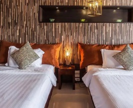 Двухместный номер Deluxe с видом на море двуспальная кровать в Patong Heritage