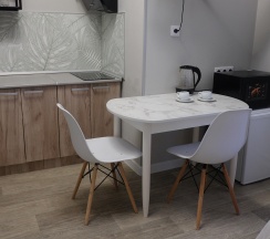 Люкс с раздельными кроватями и кухней в Pastel