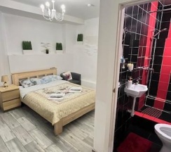 Номер улучшенный с 1 двуспальной кроватью (цокольный этаж) в Kovensky