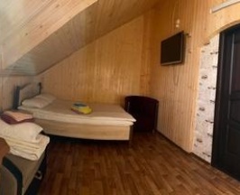Номер стандарт с 1 двуспальной кроватью и кресло-кроватью (мансарда) в Центральная