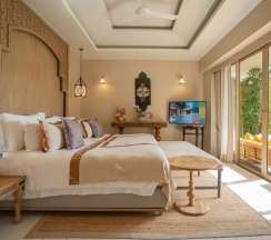 Двухместная вилла Pool Beach двуспальная кровать в Devasom Khao Lak Beach Resort & Villas