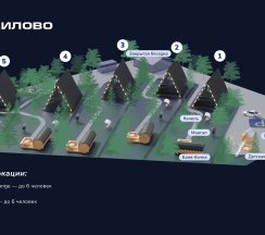 Новожилово A-frame Orange в Ёлки рент