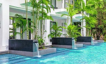 Двухместный номер Standard с видом на бассейн 2 отдельные кровати в The Chill Resort & Spa Koh Chang